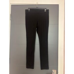 WHITE HOUSE BLACK MARKET Black Ponte Knit Pull On Pants Women's Size‎ S